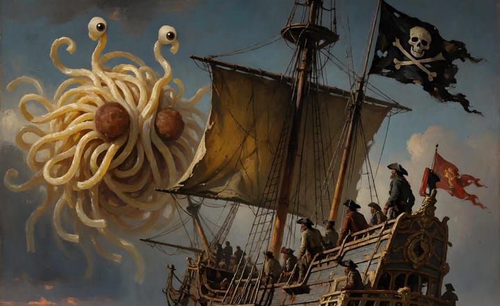 Aaarrr! Be dat noodly appendages dead ahead?